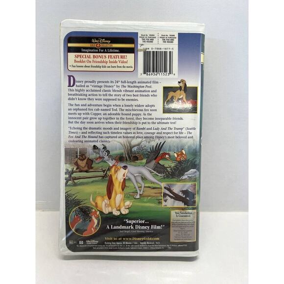 The Fox and the Hound (VHS, 2000, Disney Gold Collection) - Picture 4 of 4